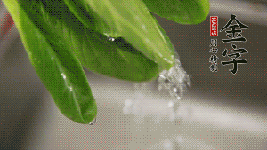 燒一鍋開水，滴一點油，水開后汆燙青菜至斷生即可。